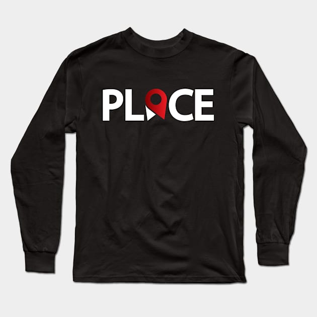 Happy place Long Sleeve T-Shirt by Geometric Designs